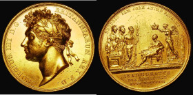 Coronation of George IV 1821 35mm diameter in gold by B.Pistrucci Obverse: Bust left, laureate GEORGIUS IIII D.G. BRITANNIARUM REX F.D. Reverse: Georg...