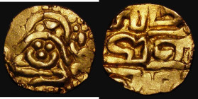Kalachuris of Tripuri,&nbsp;Gangeyadeva (c.1015-1041) and successors, base gold Stater,&nbsp;Obverse: Lakshmi seated facing, 3.88g (Mitchiner&nbsp;NIC...