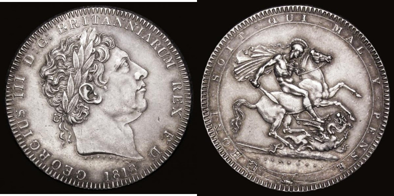 Crown 1818 LIX as ESC 214 but with TUT&Lambda;MEN error on edge, the reverse als...