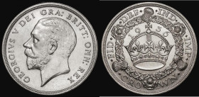 Crown 1936 ESC 381, Bull 3649 EF the obverse with some contact marks, one of the key dates in the series

Estimate: GBP 400 - 500