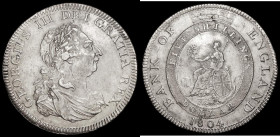 Dollar Bank of England 1804 Obverse A, Reverse 2, ESC 144, Bull 1925 VF

Estimate: GBP 230 - 280