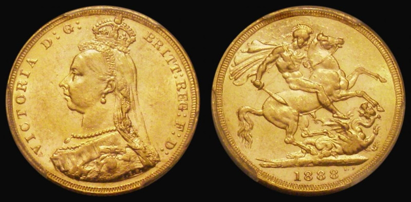 Sovereign 1888M First Legend, G: of D:G: further from the crown S.3867A, DISH M9...