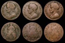 Farthings (3) 1672 Peck 519 About Fine, 1674 Peck 527 VG, 1675 Peck 528 VG

Estimate: GBP 100 - 120