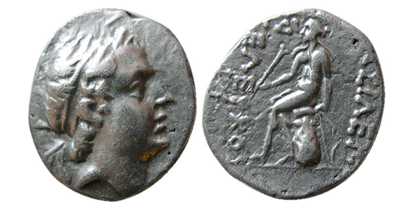 SELEUKID KINGS, Seleukos IV Philopator, 187-175 BC. AR drachm (4.03 gm; 17 mm). ...