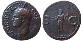 ROMAN EMPIRE. Agrippa. 64/3-12 BC. Æ As.