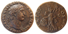 ROMAN EMPIRE. Trajan. 98-117 AD. Æ As.