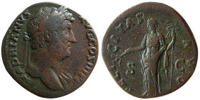 ROMAN EMPIRE. Hadrian. 117-138 AD. Æ Sestertius.