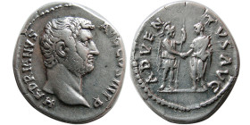 ROMAN EMPIRE. Hadrian. 117-138 AD. AR Denarius.