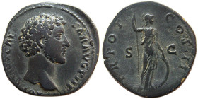 ROMAN EMPIRE. Marcus Aurelius, as Caesar, AD. 139-161. Æ.