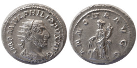 ROMAN EMPIRE. Philip I, the Arab. 244-249 AD. AR Antoninianus.