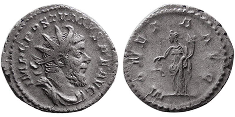 ROMANO-GALLIC EMPIRE; Postumus. AD. 260-269. Billon Antoninianus (4.17 gm; 23 mm...