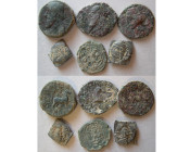 Group Lot of 6 Ancient Bronze Coins. Different rulers.