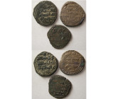 Group Lot of 3 Islamic Dynasts, Bronze coins. Different rulers.