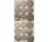 Group Lot of 9 Islamic Silver Dirhems. Different types and mints.