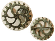 ROMAN EMPIRE; Ca. 3rd. Century AD. Bronze Circular Fibula