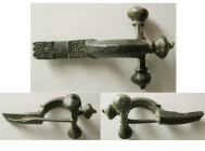 ROMAN EMPIRE; Ca. 4th-5th. Century AD. Large Bronze Fibula.