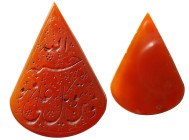 PERSIA, Safavid to Qajar period. 16th-17th. Century. Agate Pendent