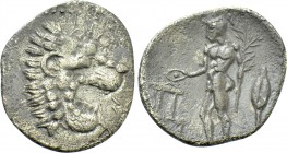 SICILY. Leontinoi. Litra (Circa 455-430 BC).