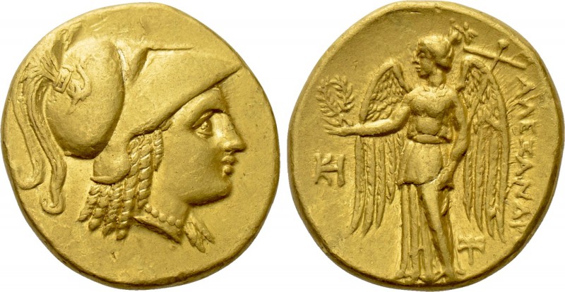 KINGS OF MACEDON. Alexander III 'the Great' (336-323 BC). GOLD Stater. Miletos. ...