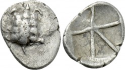 ATTICA. Aegina. Hemiobol (Circa 470-431 BC).