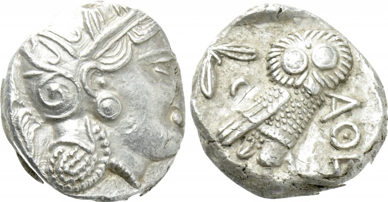 ATTICA. Athens. Tetradrachm (Circa 353-294 BC). 

Obv: Helmeted head of Athena...