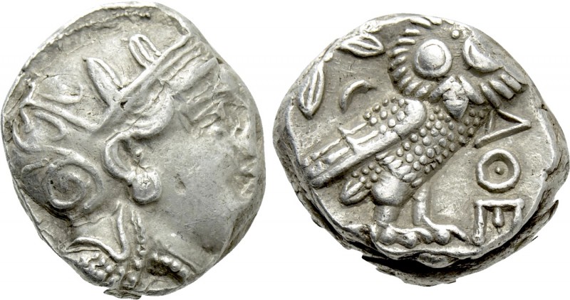 ATTICA. Athens. Tetradrachm (Circa 353-294 BC). 

Obv: Helmeted head of Athena...