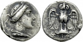 PONTOS. Amisos. Triobol or Hemidrachm (Circa 300-125 BC). Demetrios, magistrate.