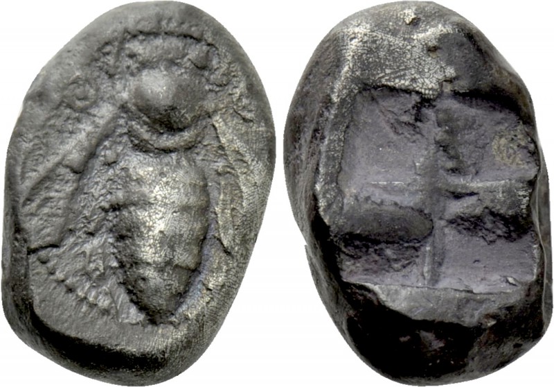 IONIA. Ephesos. Drachm (Circa 500-420 BC). 

Obv: Bee; tendrils above.
Rev: Q...