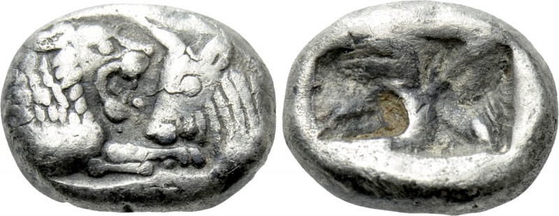 KINGS OF LYDIA. Kroisos (Circa 564/53-550/39 BC). 1/6 Stater. Sardes. 

Obv: C...