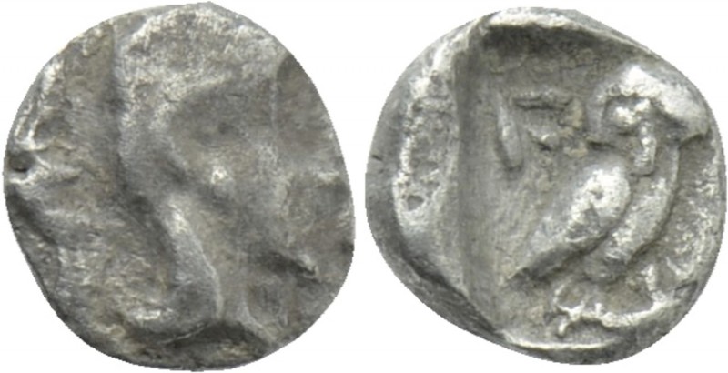 PHILISTIA (PALESTINE). Uncertain. Hemiobol. (Mid 4th century-333 BC). Imitating ...