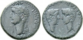 SPAIN. Hispalis (Colonia Romula). Tiberius with Germanicus and Drusus Caesares (14-37). Ae As.