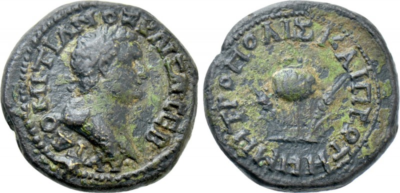 BITHYNIA. Nicomedia. Domitian (81-96). Ae. 

Obv: AVT ΔOMITIANOΣ KAIΣAP CEB. ...