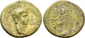 PHRYGIA. Acmonea. Nero (54-68). Ae. Lucius Servenius Capito, archon, with his wife, Julia Severa.