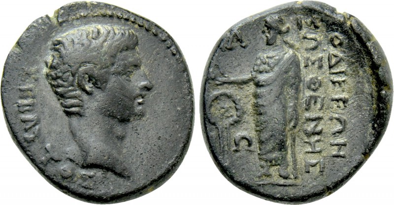 PHRYGIA. Laodicea ad Lycum. Augustus (27 BC-14 AD). Ae. Sosthenes, magistrate. ...