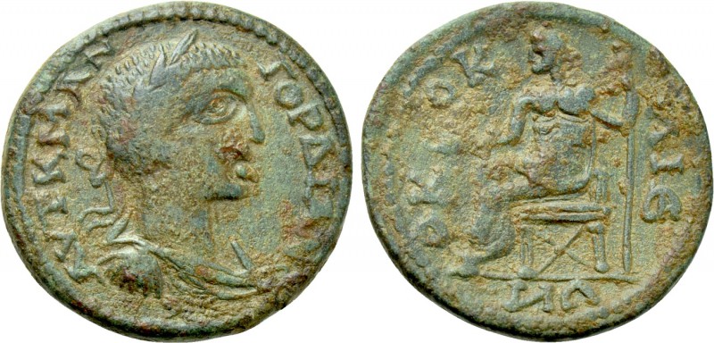 PHRYGIA. Ococlea. Gordian III (238-244). Ae. 

Obv: ΑVΤ Κ Μ ΑΝ ΓΟΡΔΙΑΝΟϹ. 
La...