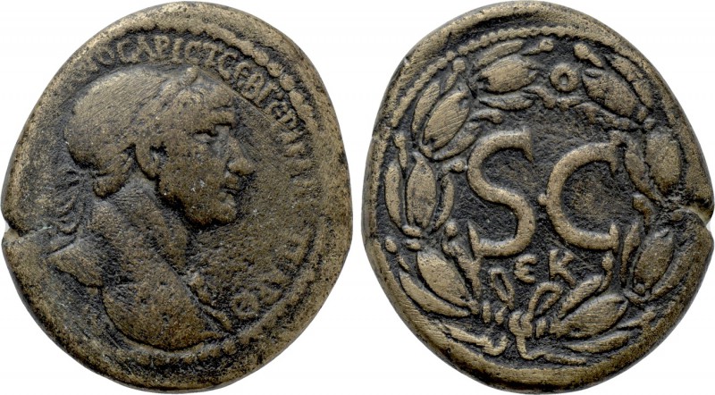 SELEUCIS AND PIERIA. Antioch. Trajan (98-117). Ae. 

Obv: ΑΥΤΟΚΡ ΚΑΙС ΝЄΡ ΤΡΑΙ...