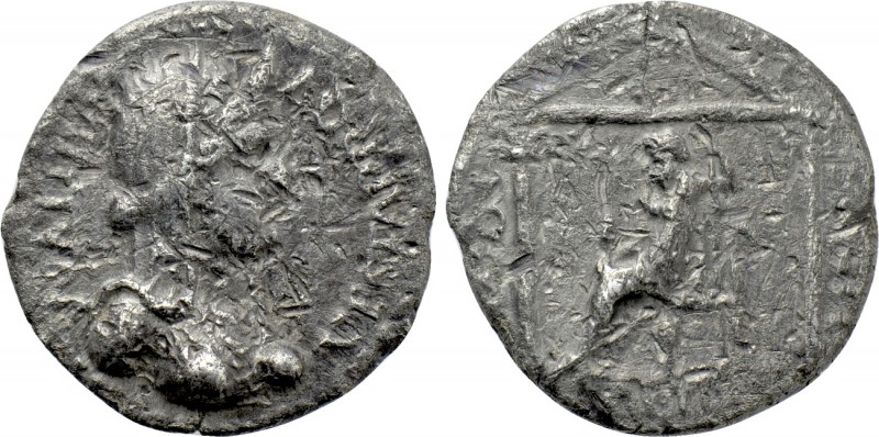 CIVIL WAR (68-69). Denarius. Mint in Southern Gaul. 

Obv: VESTA P R Q VIRTIVM...