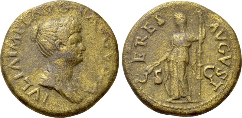 JULIA TITI (Augusta, 79-90/1). Dupondius. Rome. 

Obv: IVLIA IMP T AVG F AVGVS...