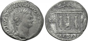 DOMITIAN (81-96). Cistophorus. Ephesus (or Rome for circulation in Asia Minor).