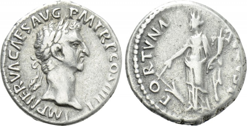 NERVA (96-98). Denarius. Rome. 

Obv: IMP NERVA CAES AVG P M TR P COS III P P....