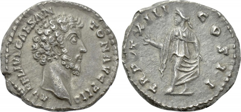 MARCUS AURELIUS (Caesar, 139-161). Denarius. Rome. 

Obv: AVRELIVS CAES ANTON ...
