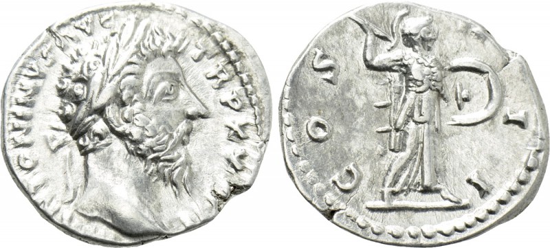 MARCUS AURELIUS (161-180). Denarius. Rome. 

Obv: ANTONINVS AVG TR P XXIIII. ...