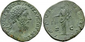 MARCUS AURELIUS (161-180). Sestertius.