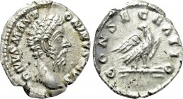 DIVUS MARCUS AURELIUS (Died 180). Denarius. Struck under Commodus.