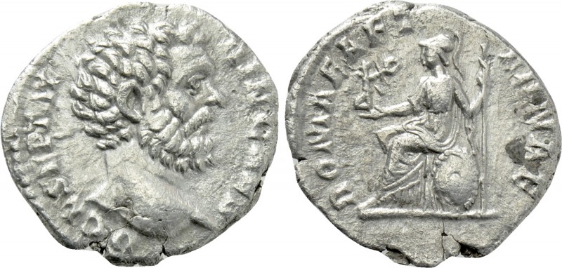 CLODIUS ALBINUS (Caesar, 193-195). Denarius. Rome. 

Obv: D CL SEPT ALBIN CAES...