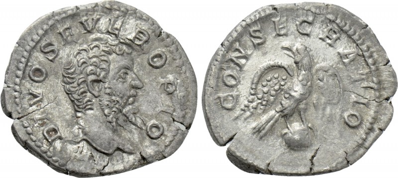 DIVUS SEPTIMIUS SEVERUS (Died 211). Denarius. Rome. Struck under Caracalla. 

...