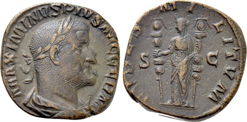 MAXIMINUS THRAX (235-238). Sestertius. Rome. 

Obv: MAXIMIANVS PIVS AVG GERM. ...