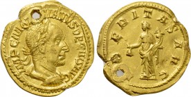 TRAJANUS DECIUS (249-251). GOLD Aureus. Rome.
