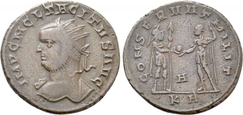 TACITUS (275-276). Antoninianus. Serdica.

Obv: IMP C M CL TACUTVS AVG.
Radia...