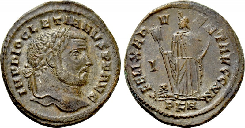 DIOCLETIAN (284-305). Follis. Carthage. 

Obv: IMP DIOCLETIANVS P F AVG. 
Lau...